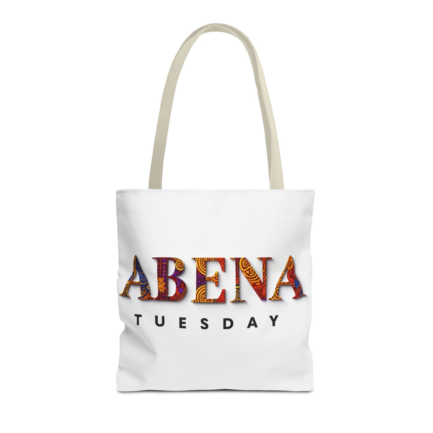 Abena Tuesday Tote Bag, Stylish Carryall, Gift for Her, Daily Use, Eco-Friendly, Fashionable Shopper's Bag, Personalized Tote
