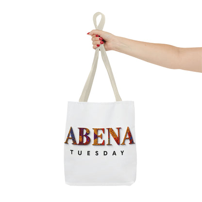 Abena Tuesday Tote Bag, Stylish Carryall, Gift for Her, Daily Use, Eco-Friendly, Fashionable Shopper's Bag, Personalized Tote