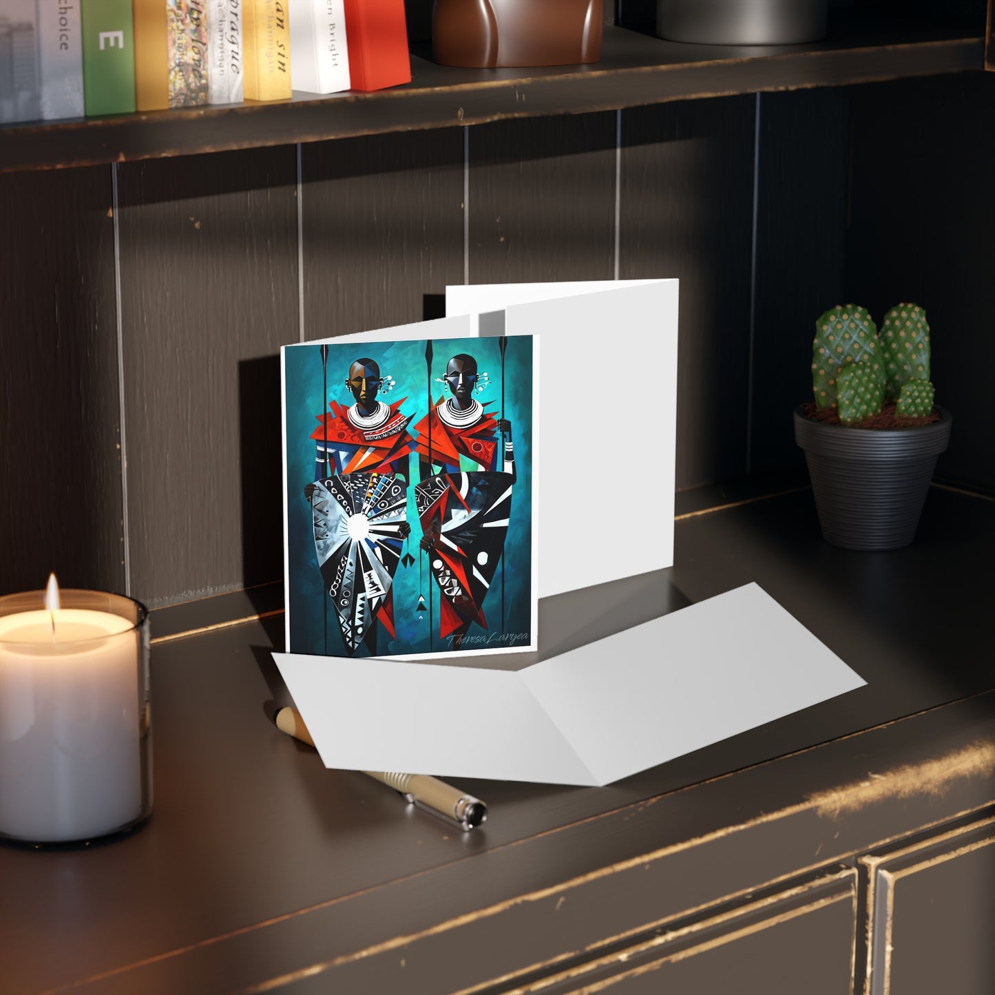 Greeting Card Set - Celebratory Art Cards for All Occasions, African Art Greeting Cards, Unique Card Set, Birthday Greetings, Artistic [...]