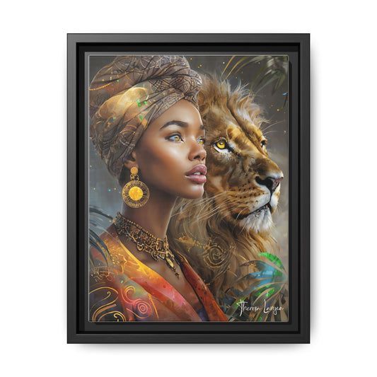 Matte Canvas, Framed (Multi-color)
