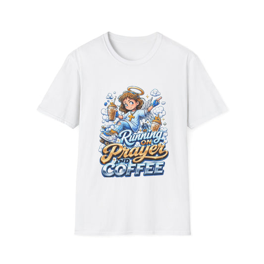 Running on Prayer and Coffee T-Shirt
