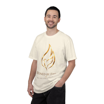 Refined By Fire Graphic T-Shirt — Inspirational Flame Dove Tee