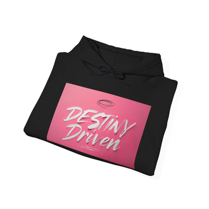 Destiny Driven Hoodie, Unisex Heavy Blend Sweatshirt, Inspirational Apparel, Gift for Dreamers, Cozy Streetwear, Motivational Clothing