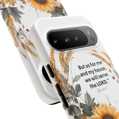 Fall-Themed Phone Case, Cozy Autumn Decor, Inspirational Quote, Pumpkin Design, Gift for Him or Her