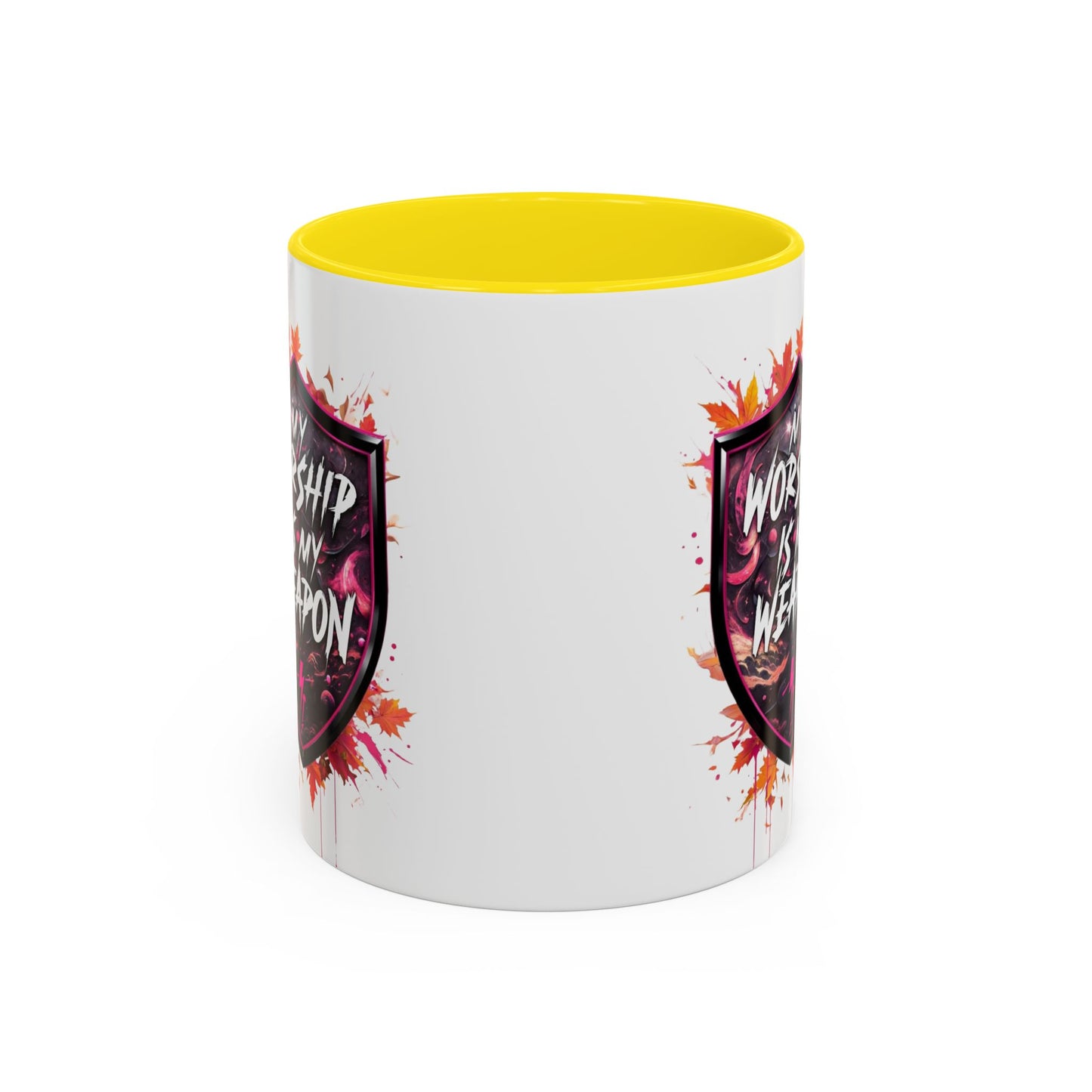 Bold Worship Coffee Mug - My Worship is My Weapon, Inspirational Gift for Coffee Lovers, Motivational Mug, Perfect for Events and [...]