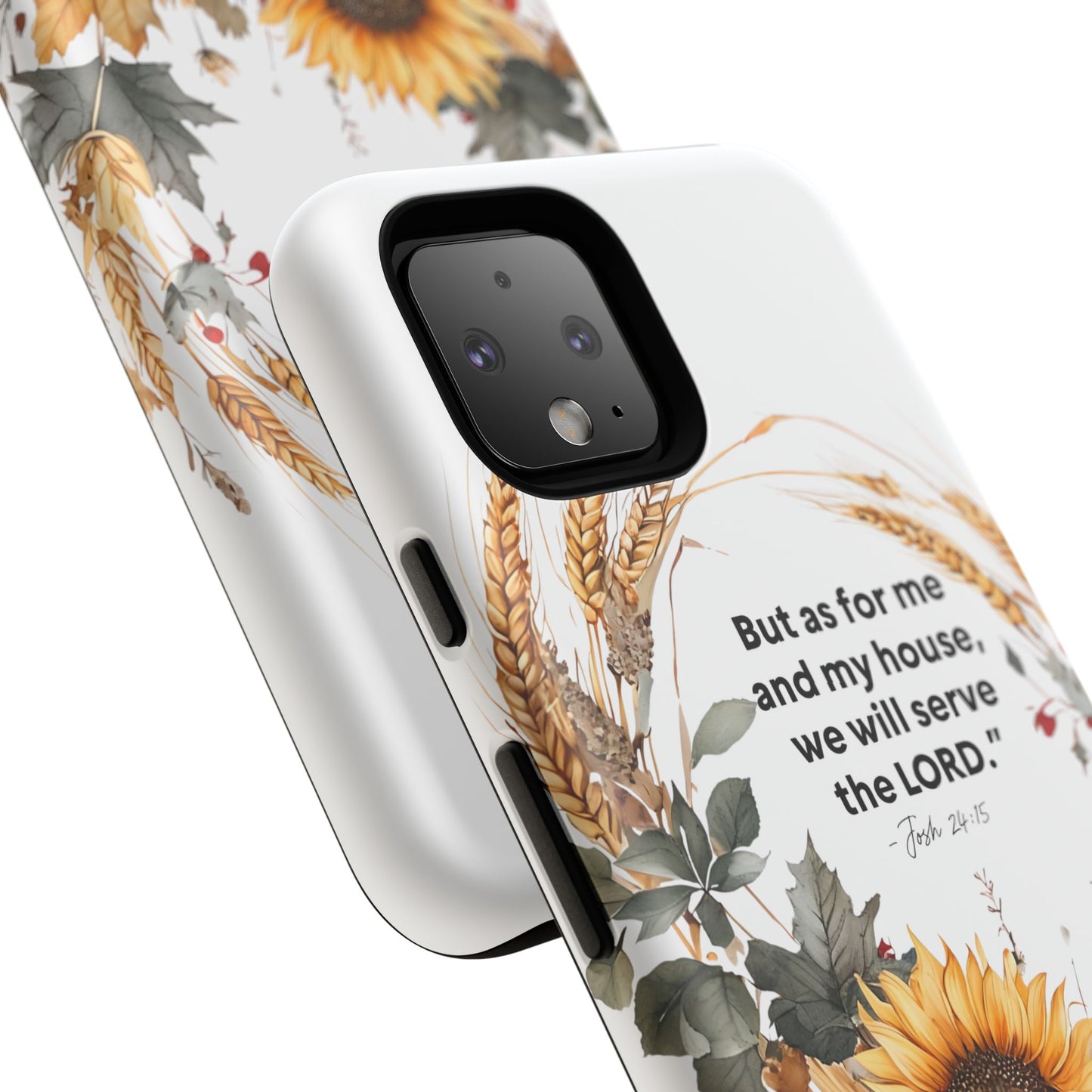 Fall-Themed Phone Case, Cozy Autumn Decor, Inspirational Quote, Pumpkin Design, Gift for Him or Her