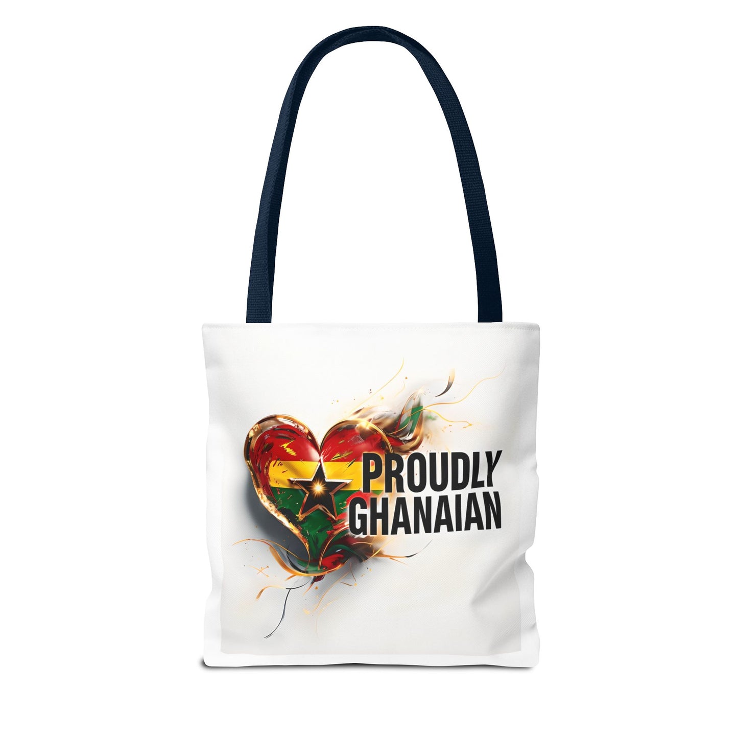 Proudly Ghanaian Tote Bag, African Pride Bag, Eco-Friendly Shopping Tote, Cultural Gift, Travel Essentials, Stylish Grocery Tote