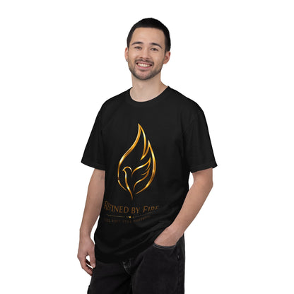 Refined By Fire Graphic T-Shirt — Inspirational Flame Dove Tee