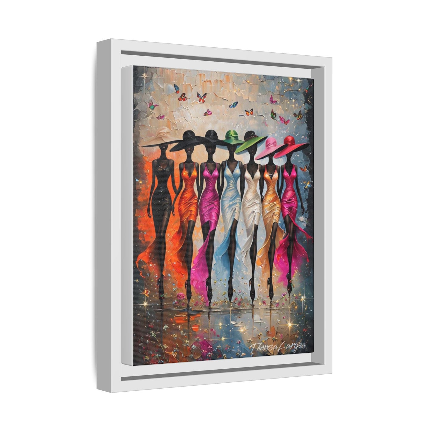 Matte Canvas, Framed (Multi-color)