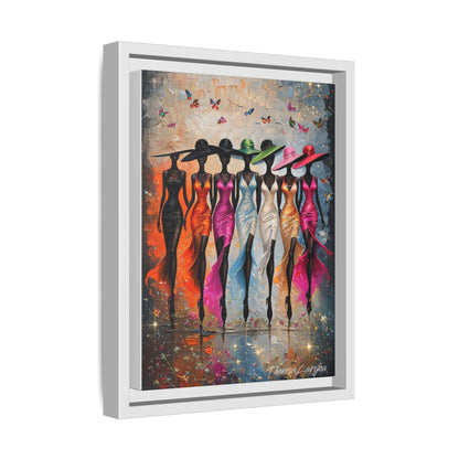 Matte Canvas, Framed (Multi-color)