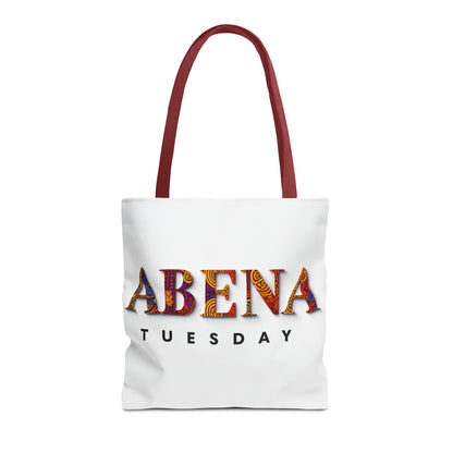 Abena Tuesday Tote Bag, Stylish Carryall, Gift for Her, Daily Use, Eco-Friendly, Fashionable Shopper's Bag, Personalized Tote
