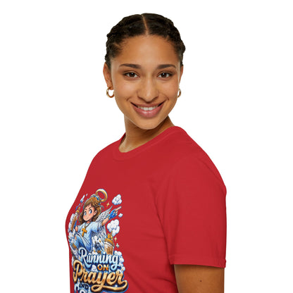 Running on Prayer and Coffee T-Shirt