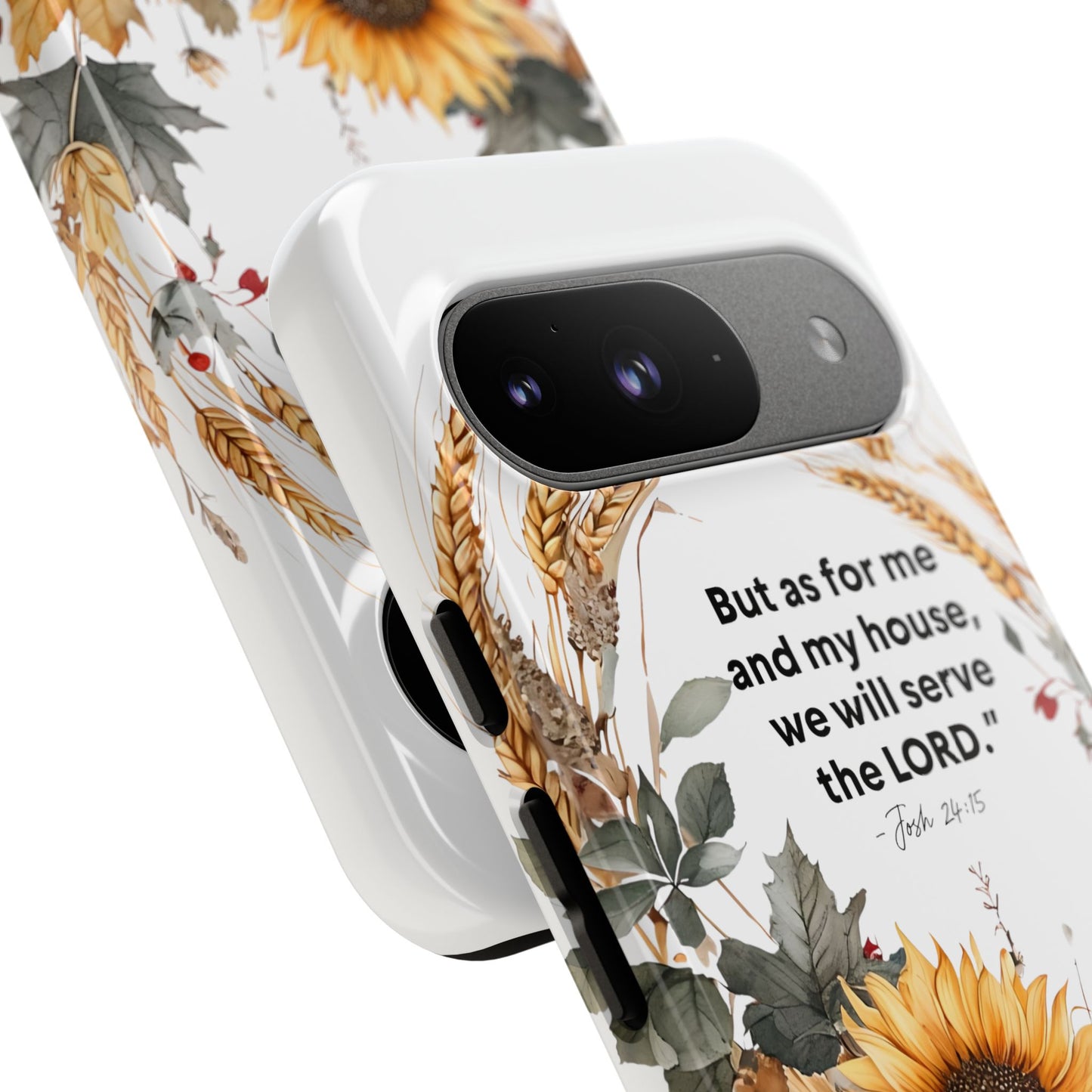 Fall-Themed Phone Case, Cozy Autumn Decor, Inspirational Quote, Pumpkin Design, Gift for Him or Her