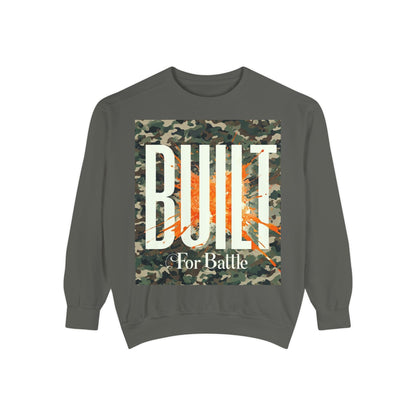 Battle-Ready Unisex Sweatshirt | Cozy Streetwear | Gift for Him or Her | Fall Fashion | Casual Wear | Camo Design
