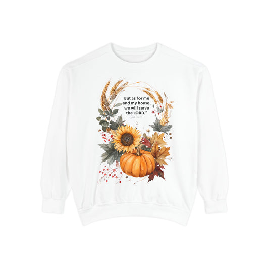 Cozy Fall Sweatshirt with Inspirational Quote, Perfect for Thanksgiving, Autumn Wardrobe, Gift for Her, Layering Piece, Unisex Apparel