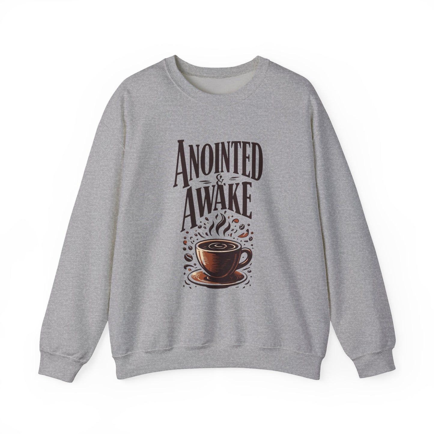 Coffee Lovers Unisex Sweatshirt - "Anointed & Awake" Cozy Crewneck for Daily Inspiration, Perfect Gift for Birthdays, Holidays, and [...]