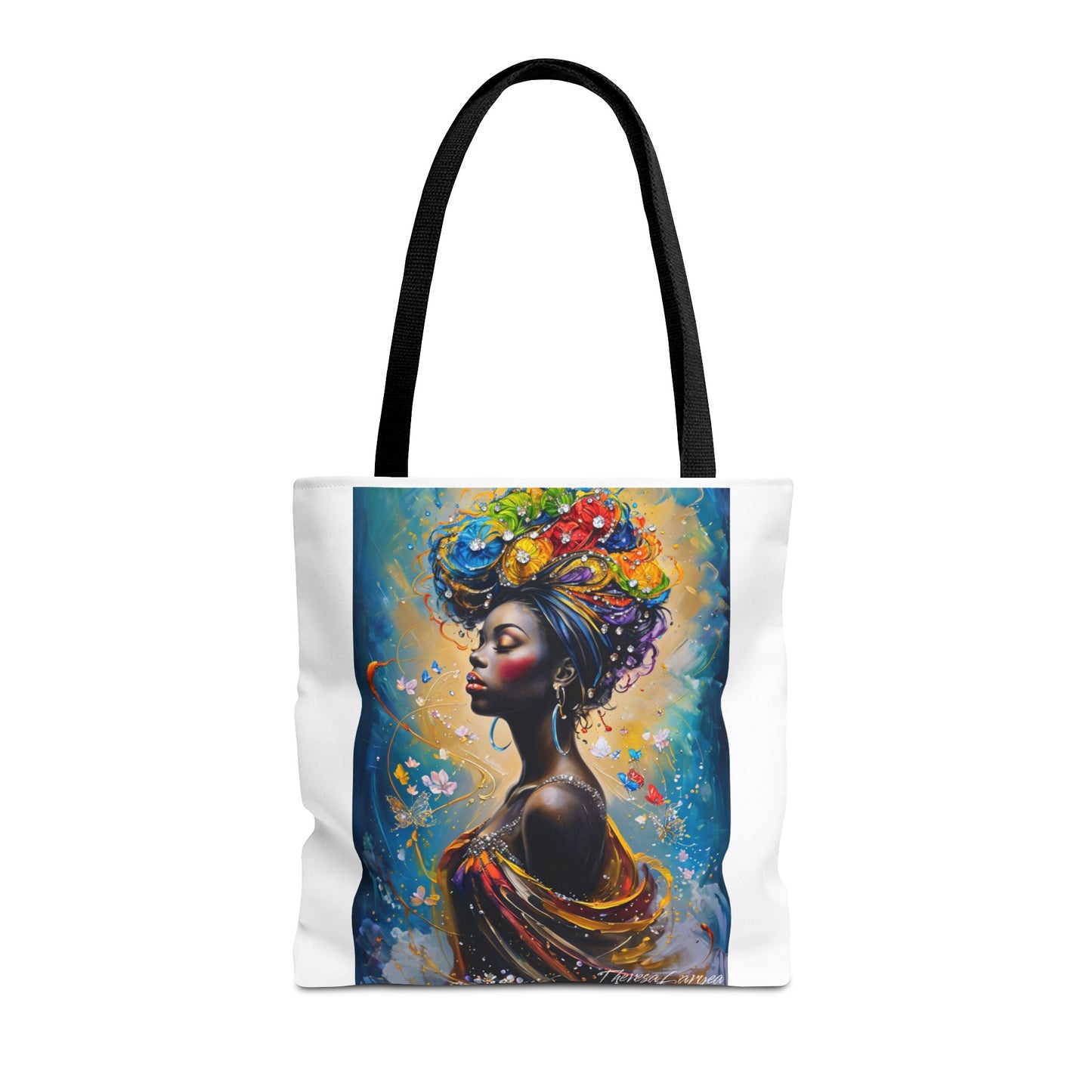 Vibrant Art Tote Bag, Stylish Eco-Friendly Grocery Bag, Elegant Gift for Art Lovers, Fashionable Daily Use, Perfect for Festivals