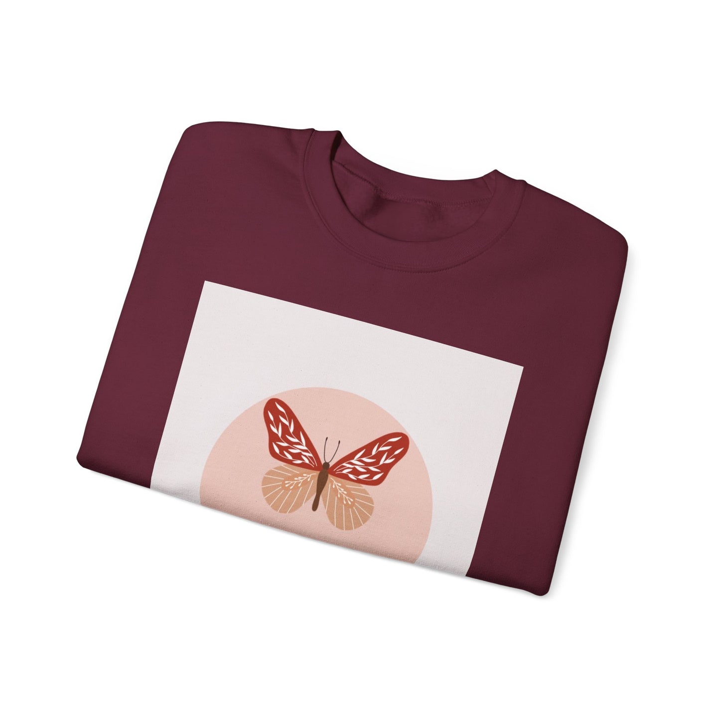 Butterfly Graphic Sweatshirt - Anointed & Unapologetic, Cozy Apparel, Gift for Her, Inspirational Fashion, Fall Outfit