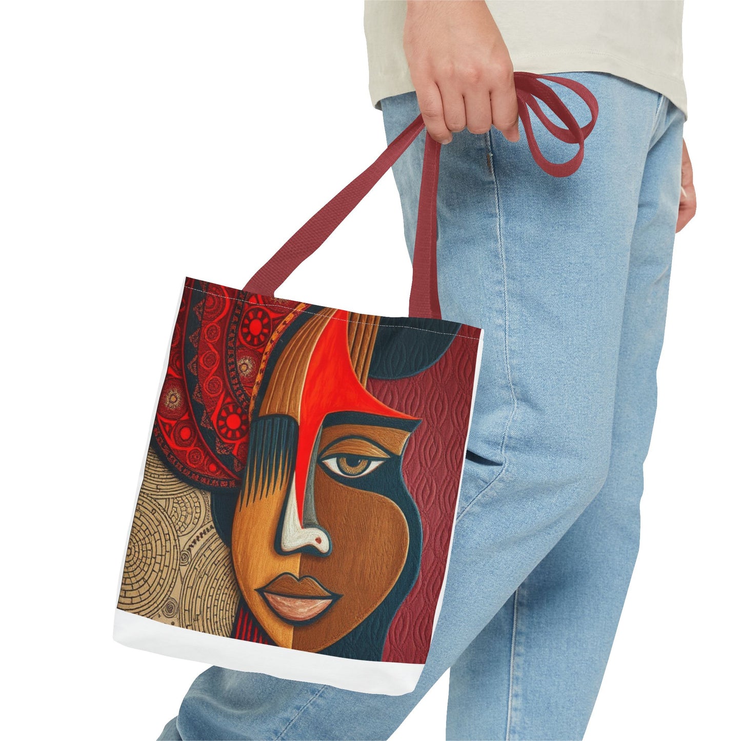 Bohemian Art Tote Bag, Stylish Reusable Bag, Handmade Gift, Ethnic Pattern Shopper, Eco-Friendly Beach Bag, Unique Canvas Purse
