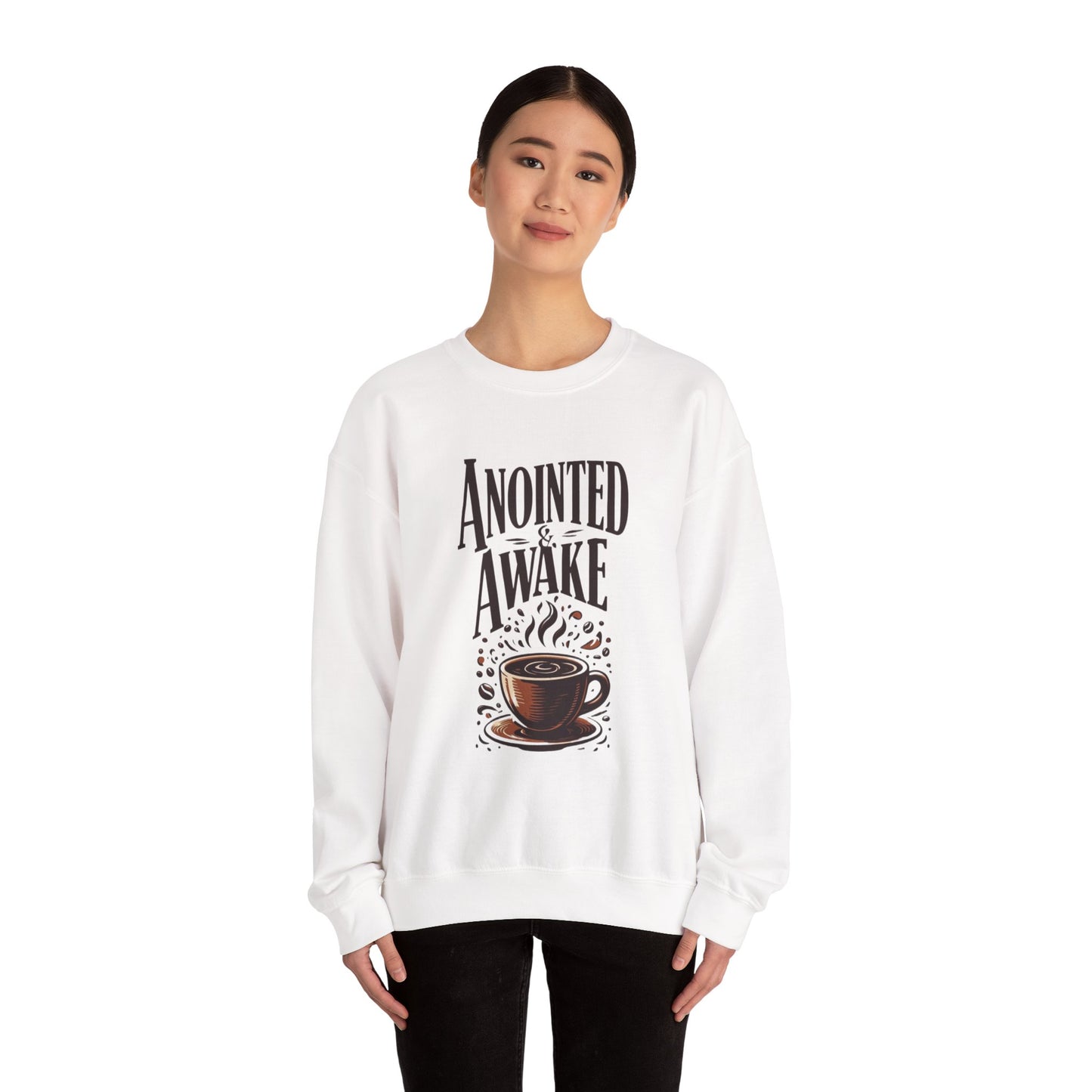 Coffee Lovers Unisex Sweatshirt - "Anointed & Awake" Cozy Crewneck for Daily Inspiration, Perfect Gift for Birthdays, Holidays, and [...]