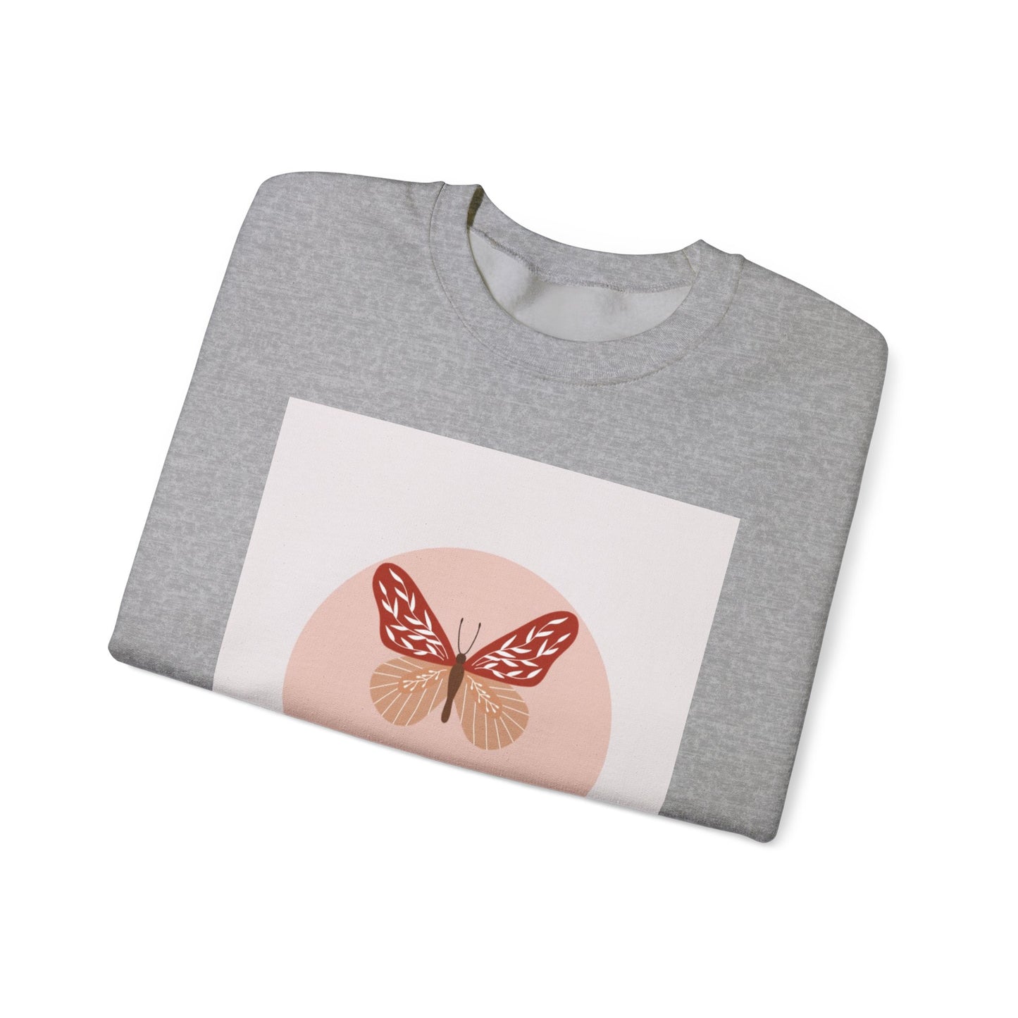 Butterfly Graphic Sweatshirt - Anointed & Unapologetic, Cozy Apparel, Gift for Her, Inspirational Fashion, Fall Outfit