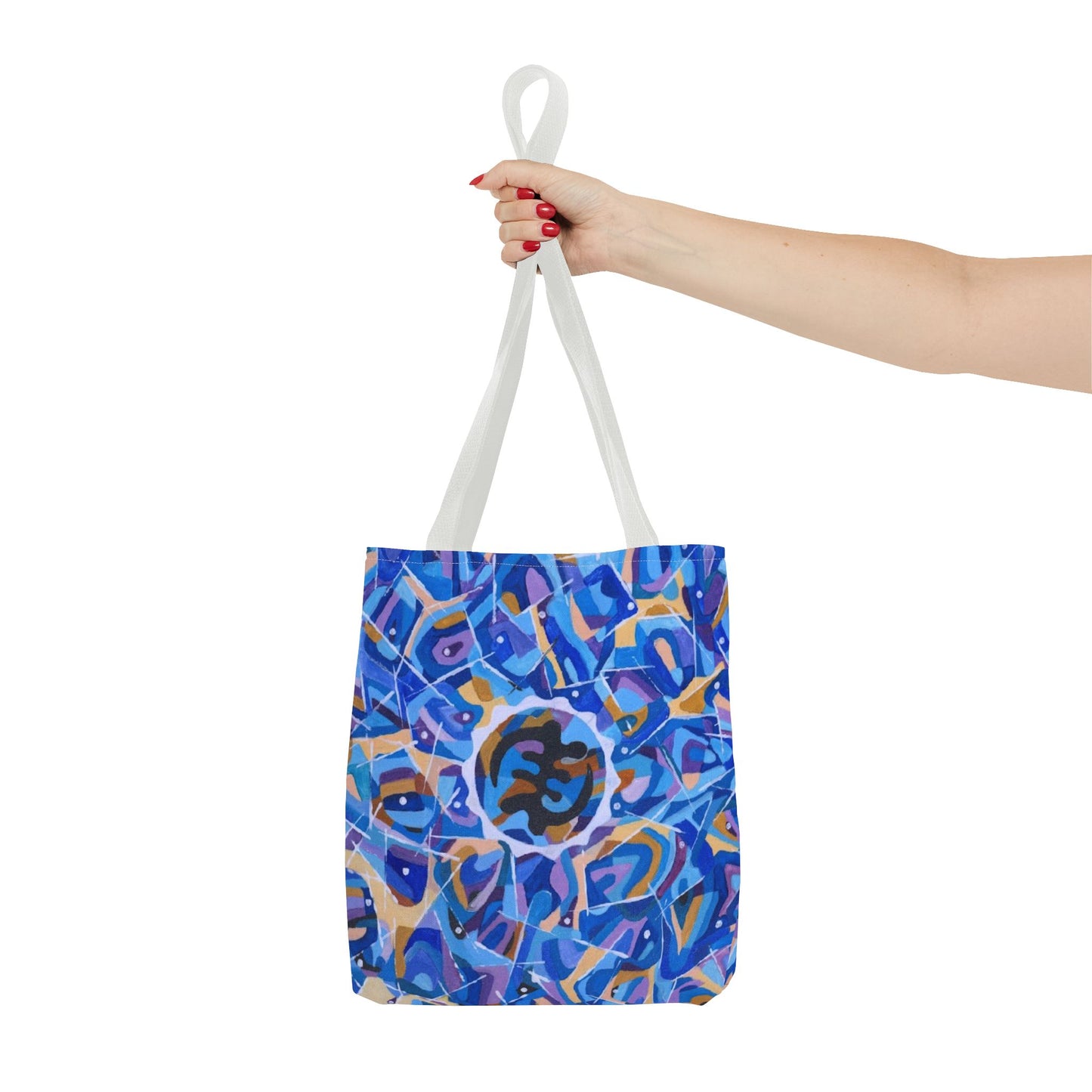 Artistic AOP Tote Bag, Colorful Everyday Tote, Trendy Shopping Bag, Unique Gift for Her, Boho Style Bag