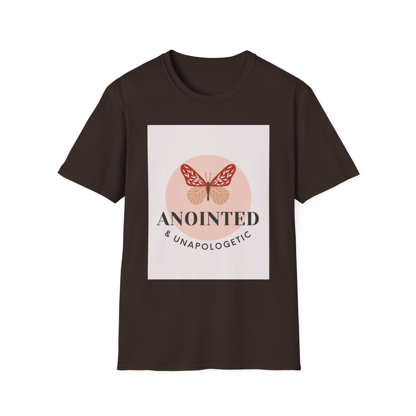 Anointed & Unapologetic Butterfly T-Shirt, Inspirational Tee, Gift for Her, Motivational Apparel, Casual Wear, Encouragement Shirt