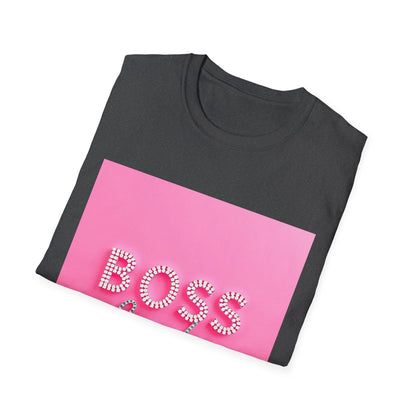 Boss Lady Unisex Softstyle T-Shirt | Empowerment Tee, Gift for Her, Motivational Apparel, Birthday, Women's Day, Casual Wear