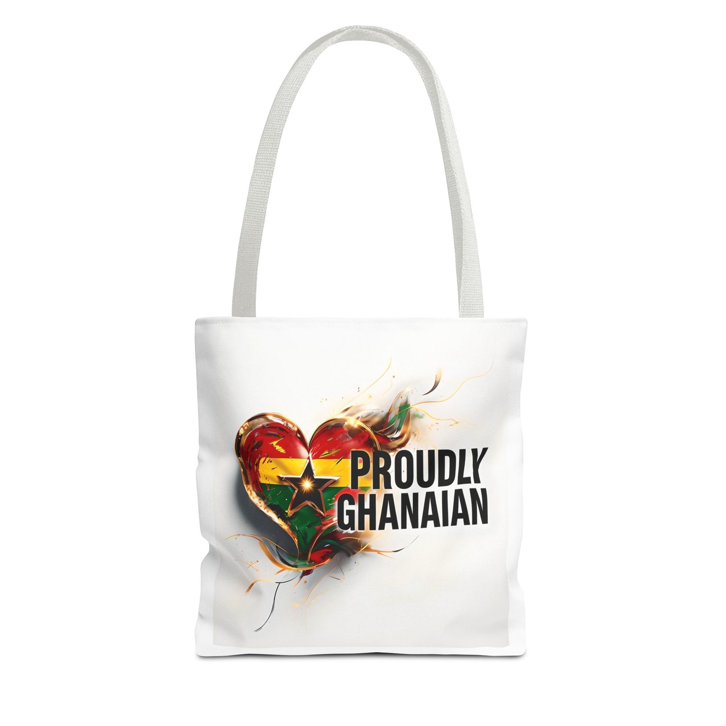 Proudly Ghanaian Tote Bag, African Pride Bag, Eco-Friendly Shopping Tote, Cultural Gift, Travel Essentials, Stylish Grocery Tote