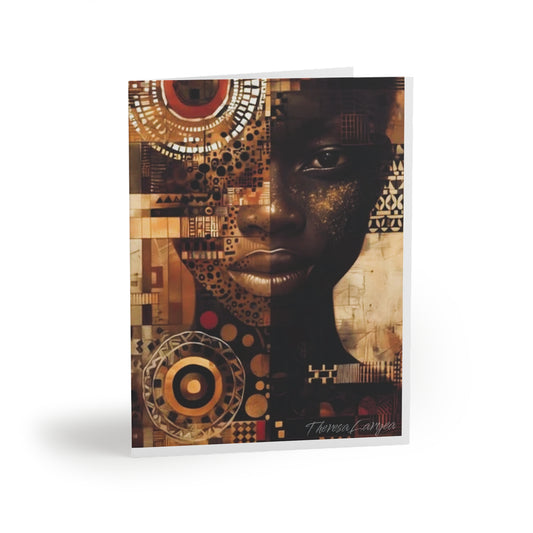 Artistic Greeting Cards Set, Unique Cards for Any Occasion, African Art Greeting Cards, Ethnic Themes, Birthday/Thank You/Anniversary