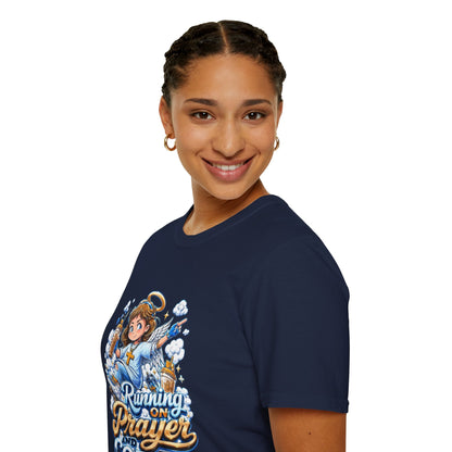Running on Prayer and Coffee T-Shirt