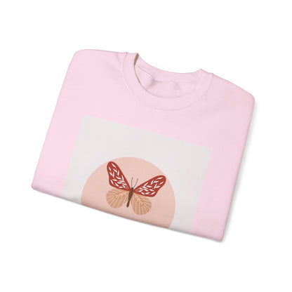 Butterfly Graphic Sweatshirt - Anointed & Unapologetic, Cozy Apparel, Gift for Her, Inspirational Fashion, Fall Outfit