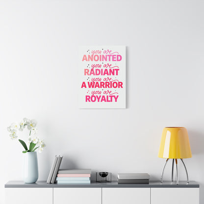 Inspirational Wall Art Print, Motivational Home Decor, Christian Canvases, Gift for Her, Uplifting Affirmations