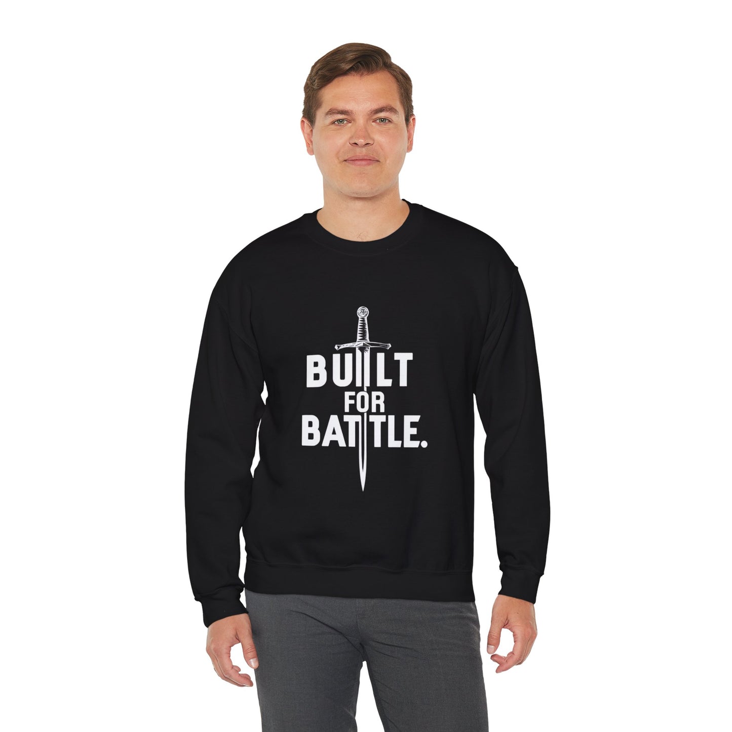Battle Ready Sweatshirt - Unisex Heavy Blend Crewneck, Casual Comfort, Unique Gift for Gamers, Stylish Streetwear, Perfect for Parties