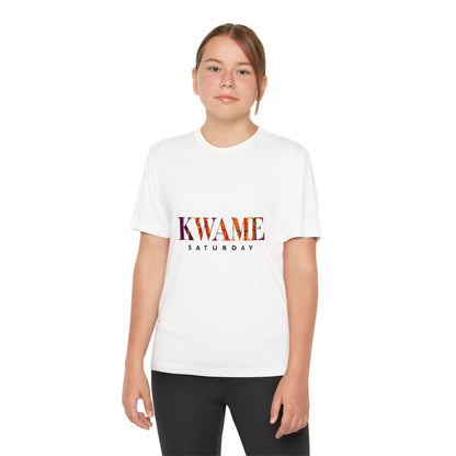 Youth Competitor Tee with KWAME SATURDAY Design - Perfect for Sports Events, Birthdays, Weekend Outfits, Gift for Youth, Casual Wear