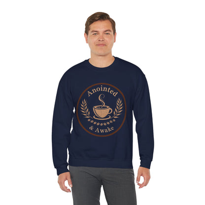 Cozy Coffee Sweatshirt - Anointed & Awake