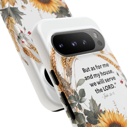 Fall-Themed Phone Case, Cozy Autumn Decor, Inspirational Quote, Pumpkin Design, Gift for Him or Her