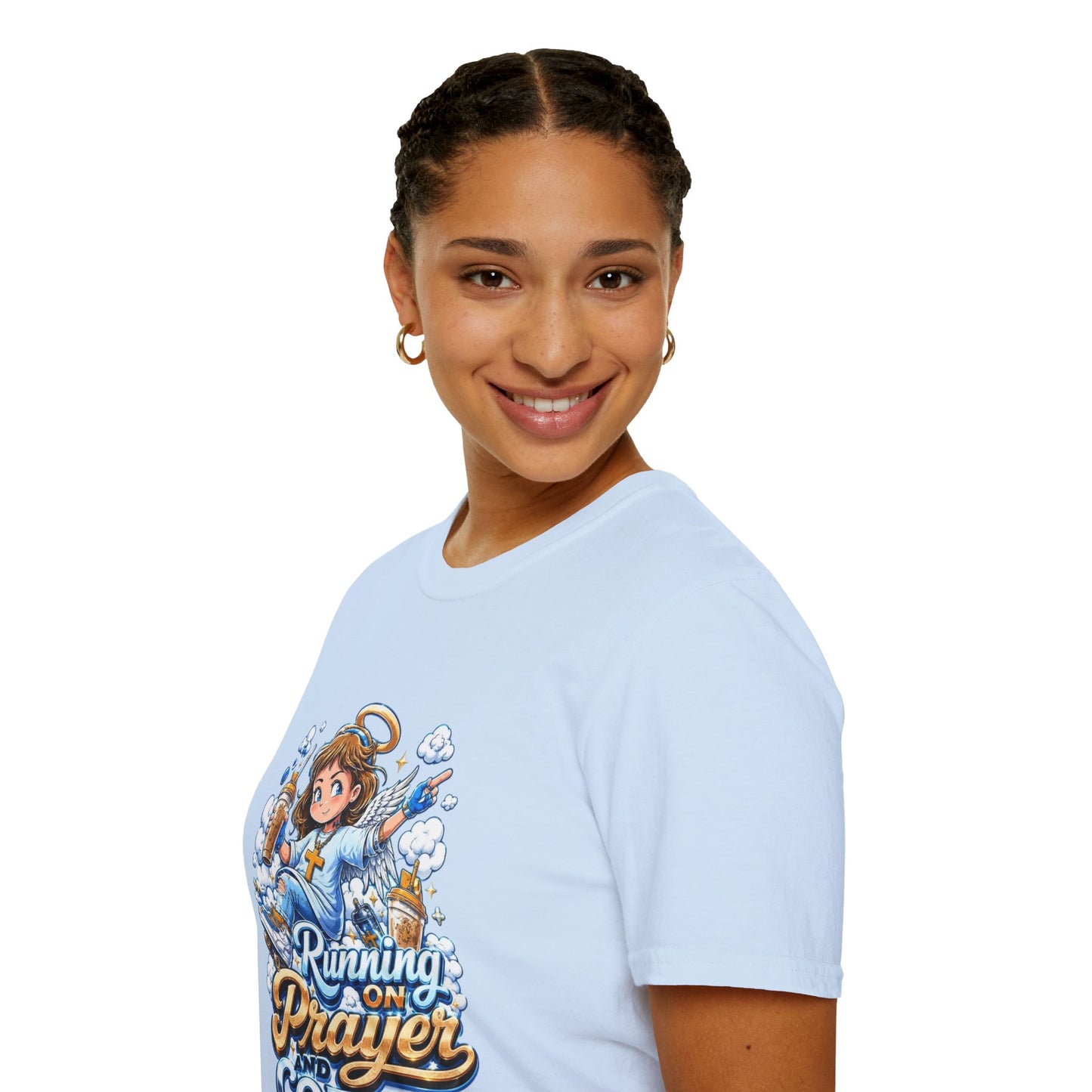 Running on Prayer and Coffee T-Shirt