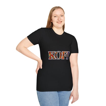 GhanaIan name KOFI Unisex Softstyle T-Shirt | Funny Foodie Tee, Chef Gift, Cooking Humor, Kitchen Lover Apparel, Culinary T-Shirt