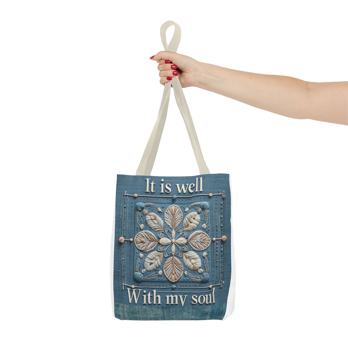 Inspirational Tote Bag, Faith-Based Bag, Motivational Shopping Bag, Personalized Gift, Spiritual Accessory