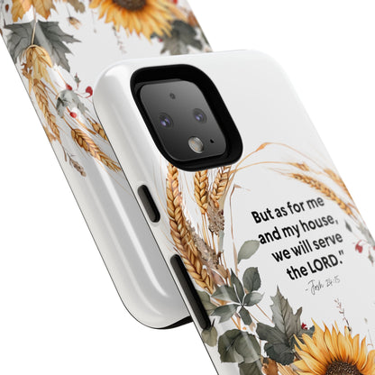 Fall-Themed Phone Case, Cozy Autumn Decor, Inspirational Quote, Pumpkin Design, Gift for Him or Her