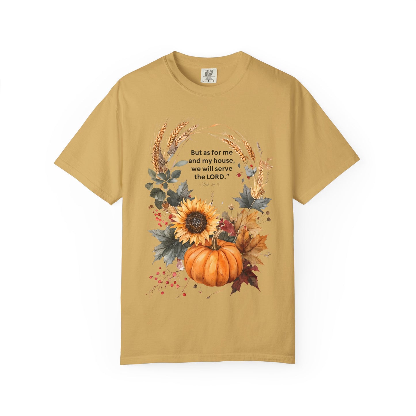 Fall-Inspired Unisex T-Shirt - 'But as for me and my house we will serve the LORD' - Autumn Apparel, Seasonal Gift, Christian Tshirt, [...]