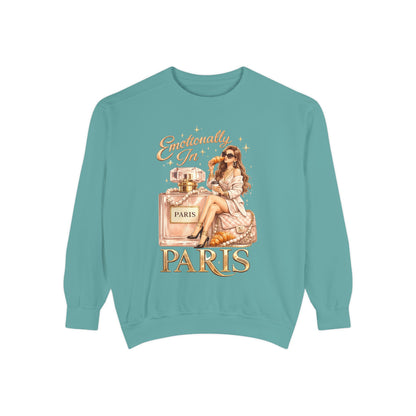 Emotionally in Paris Sweatshirt — Paris Perfume Graphic Crewneck