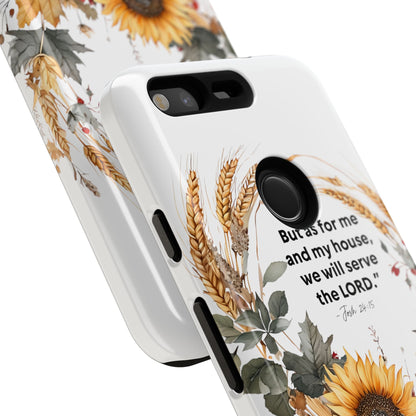 Fall-Themed Phone Case, Cozy Autumn Decor, Inspirational Quote, Pumpkin Design, Gift for Him or Her