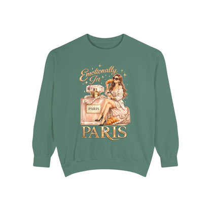 Emotionally in Paris Sweatshirt — Paris Perfume Graphic Crewneck