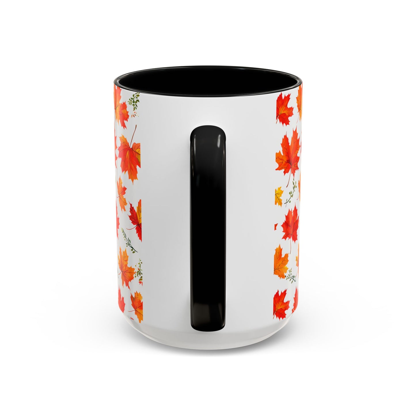 Autumn Leaves Coffee Mug, Fall Decor, Thanksgiving Gift, Hot Beverage Cup, Seasonal Drinkware